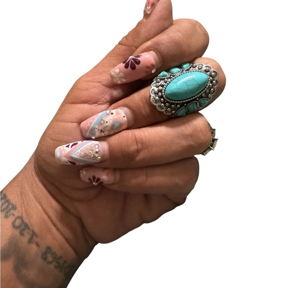 Turquoise Statement Ring - Picture 1 of 4